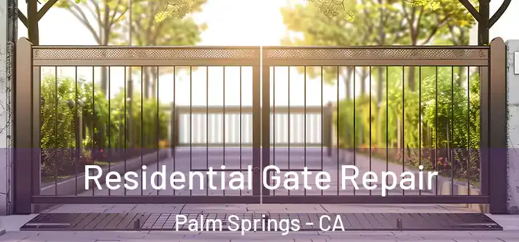 Residential Gate Repair Palm Springs - CA